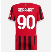 Dres AC Milan Tammy Abraham #90 Domáci pre Ženy 2024-25 Krátky Rukáv